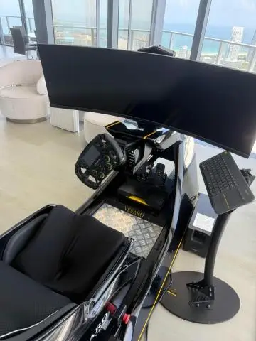 Vesaro V-Zero Racing Simulator — Moza Wheel, Ultrawide, Complete Rig - Image 3